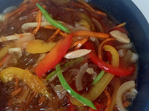 焼き肉のタレで！チャプチェ☆